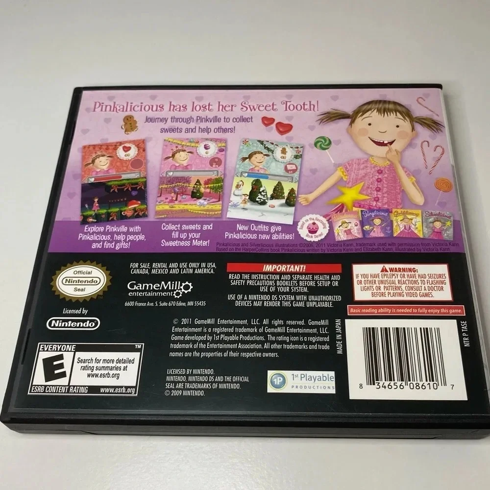 Nintendo DS Silverlicious Sweet Adventure Game